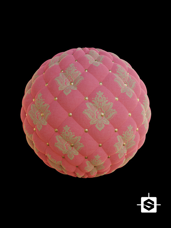 free pbr seamless fabric padded texture