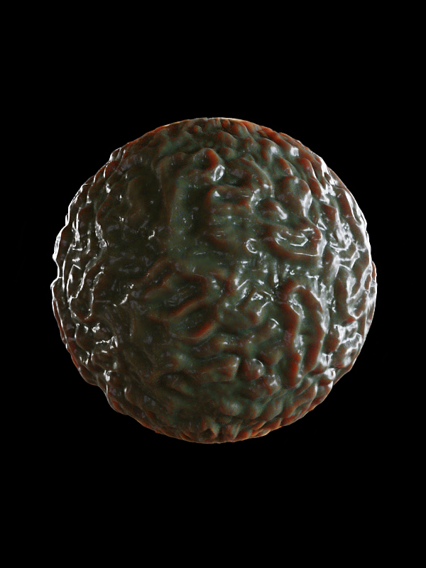 free seamless pbr organic alien texture