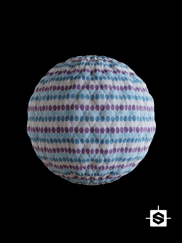 free seamless pbr fabric quilt texture