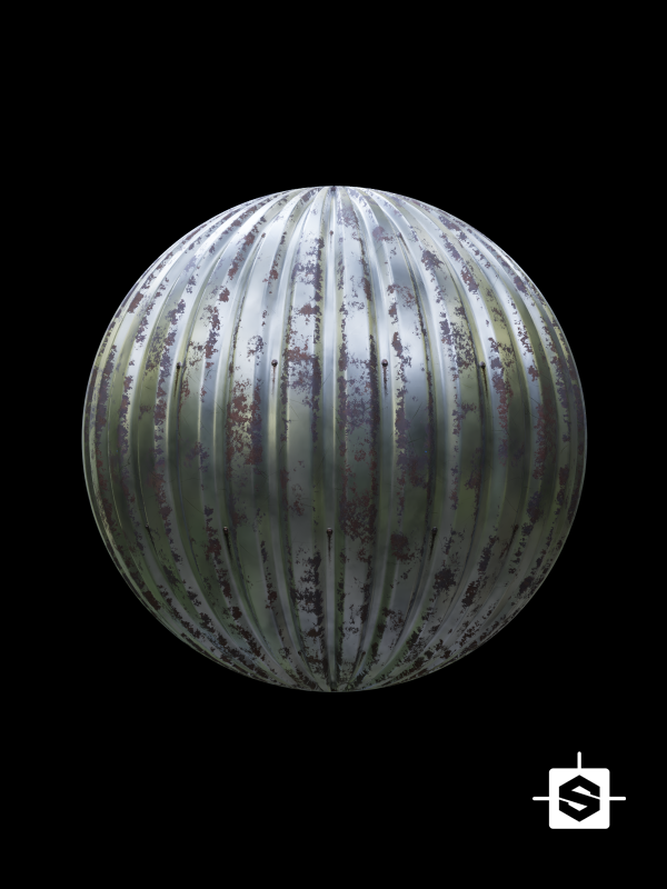 free seamless texture cc0 metal corrugated substance designer