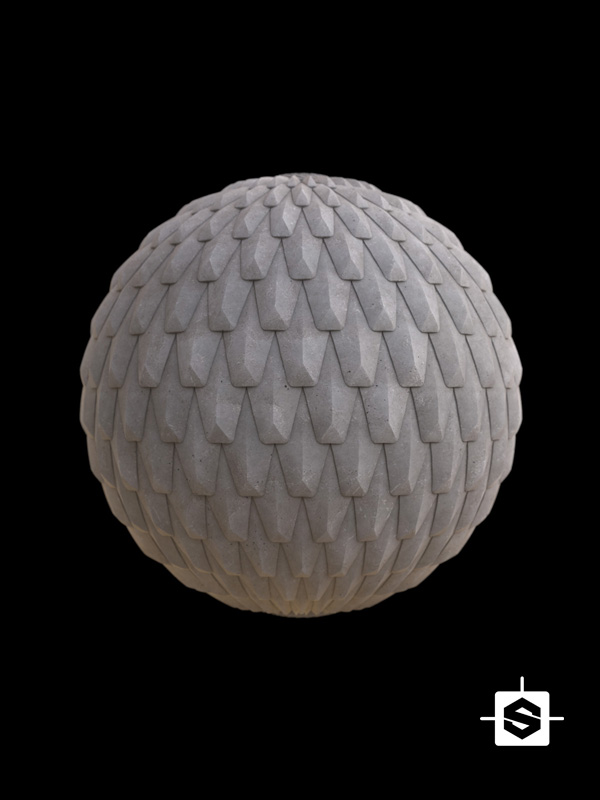 concrete tiles wall scales