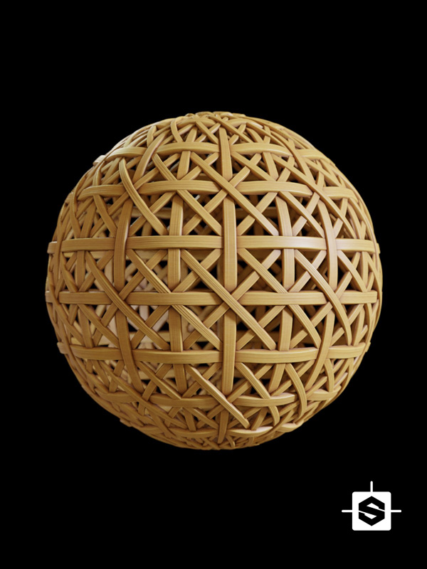 wood wicker weave basket furniture