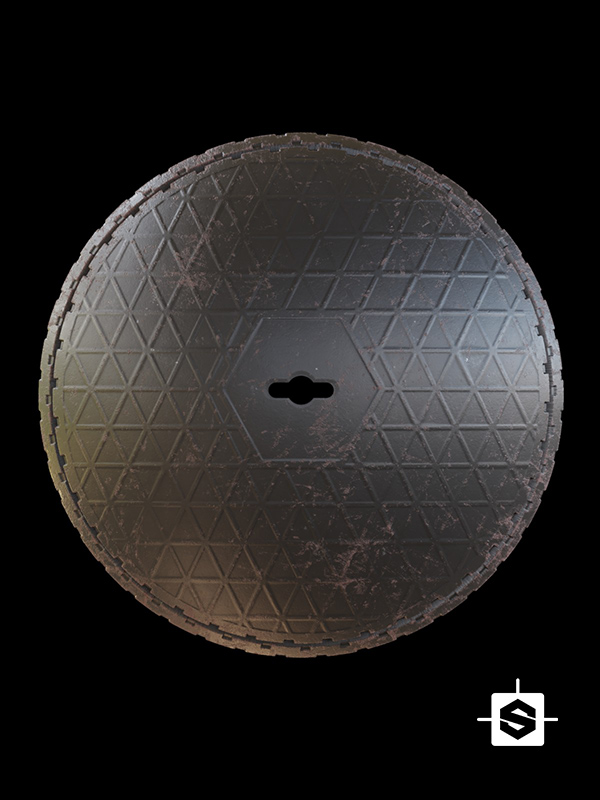 manhole street road asphalt metal iron forged city town