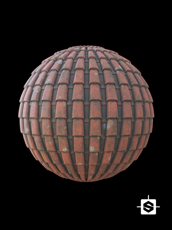 roof tiles terracotta house