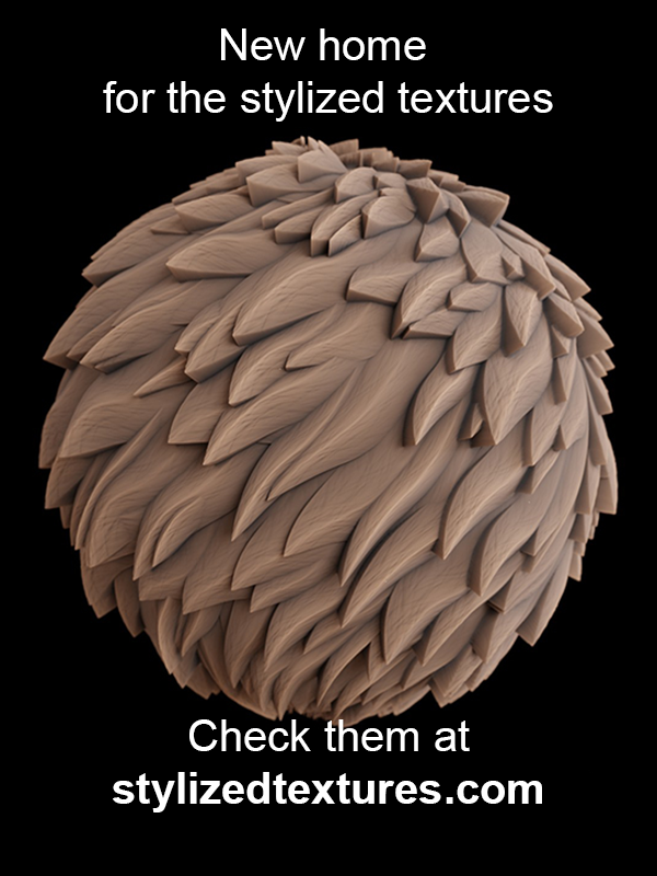 free seamless cartoon hand painted Stylized hair fur organic animal