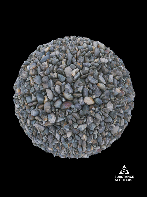 pebbles ground rock stones round rubble