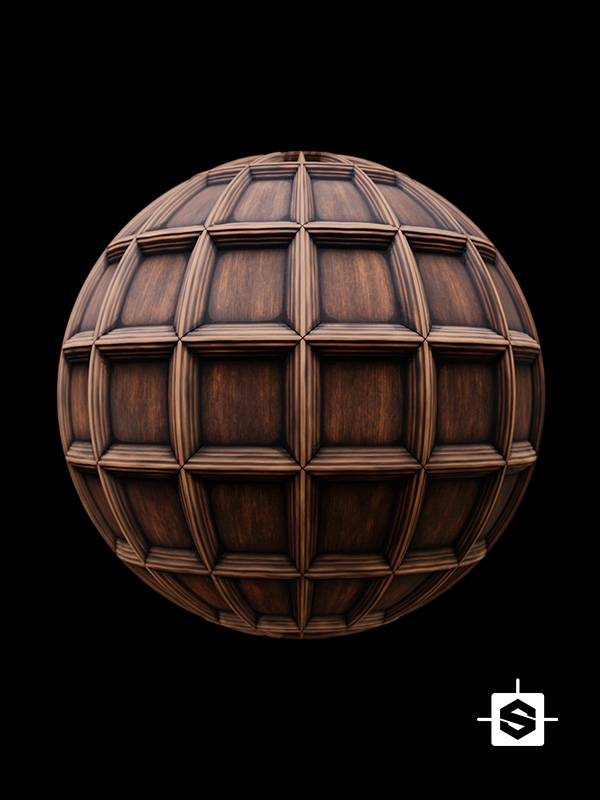 wood ceiling coffers