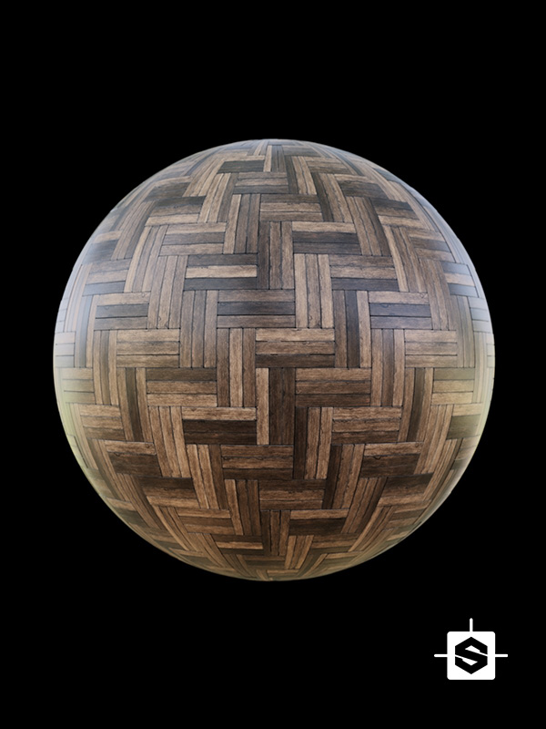 wood herringbone tiles floor