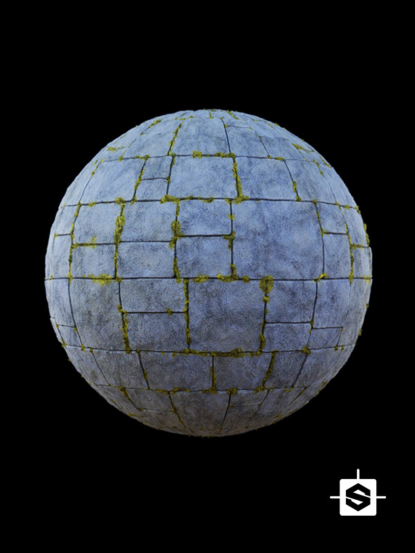 stylized stone wall rocks medieval handpainted