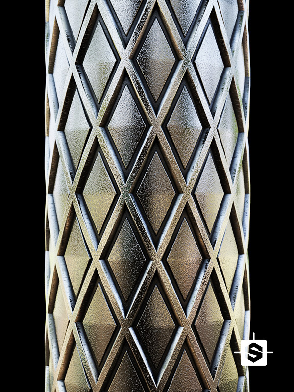 metal pattern diamond