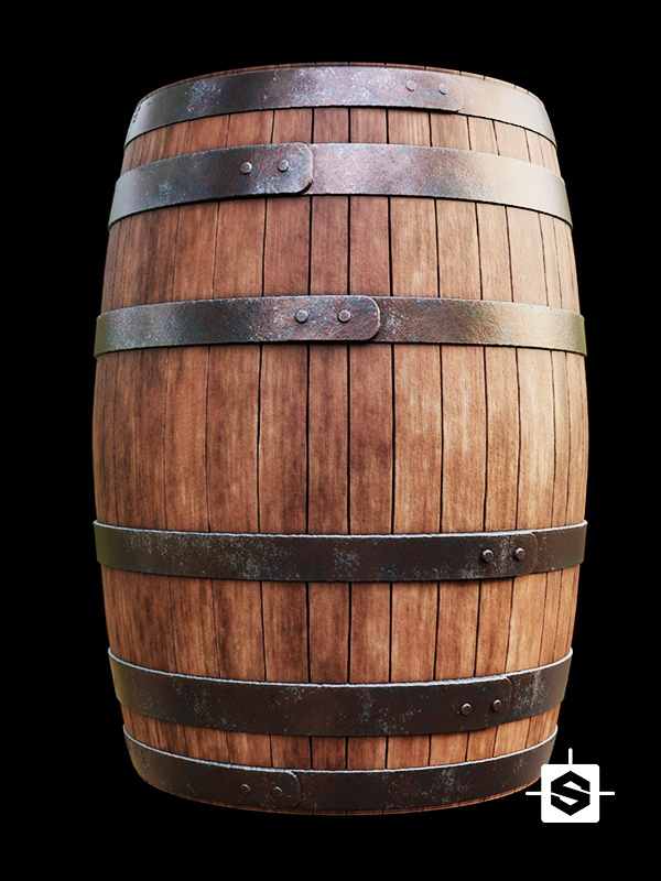 wood barrel