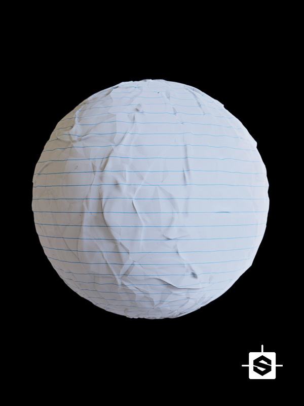 paper wrinkled writing write book school