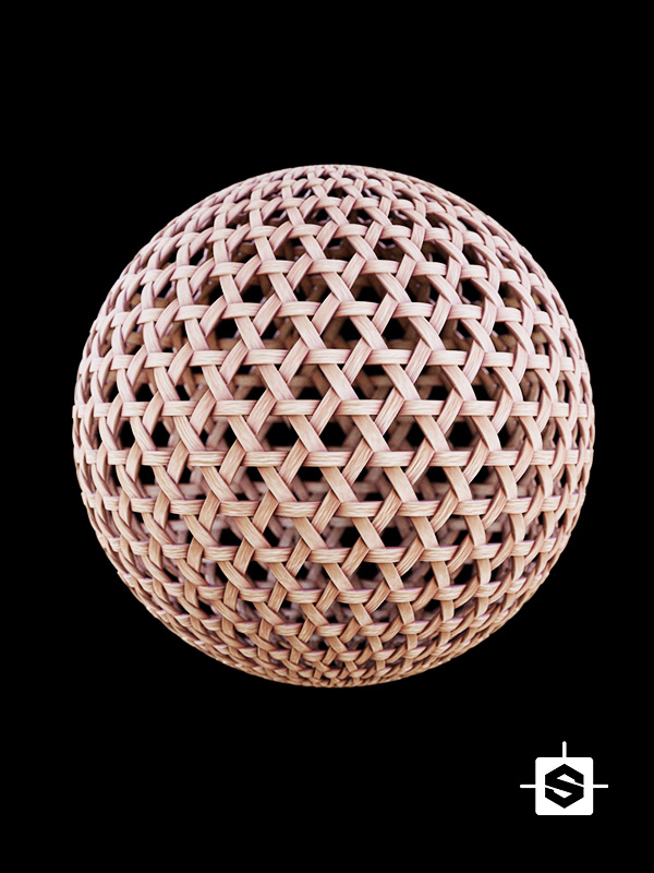 wood wicker weave basket furniture