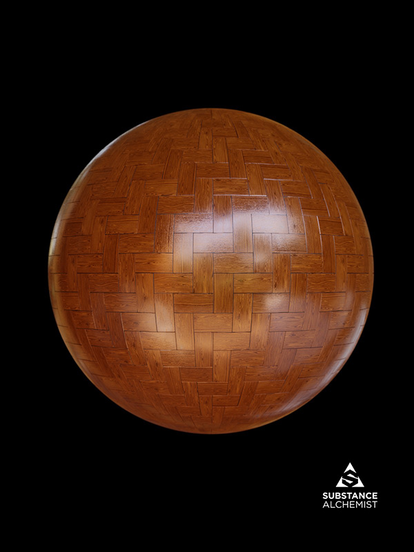 wood herringbone tiles floor