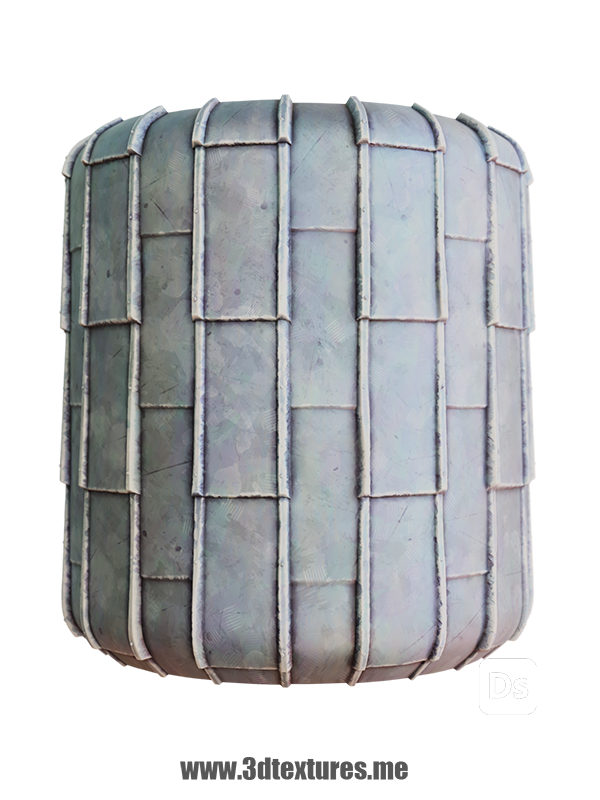 Stylized Metal Shingles roof