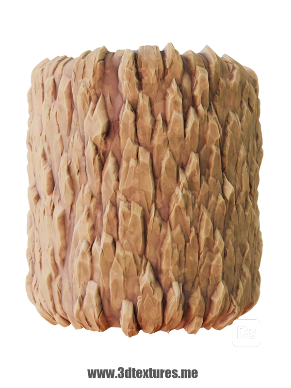 stylized cliff rock cartoon