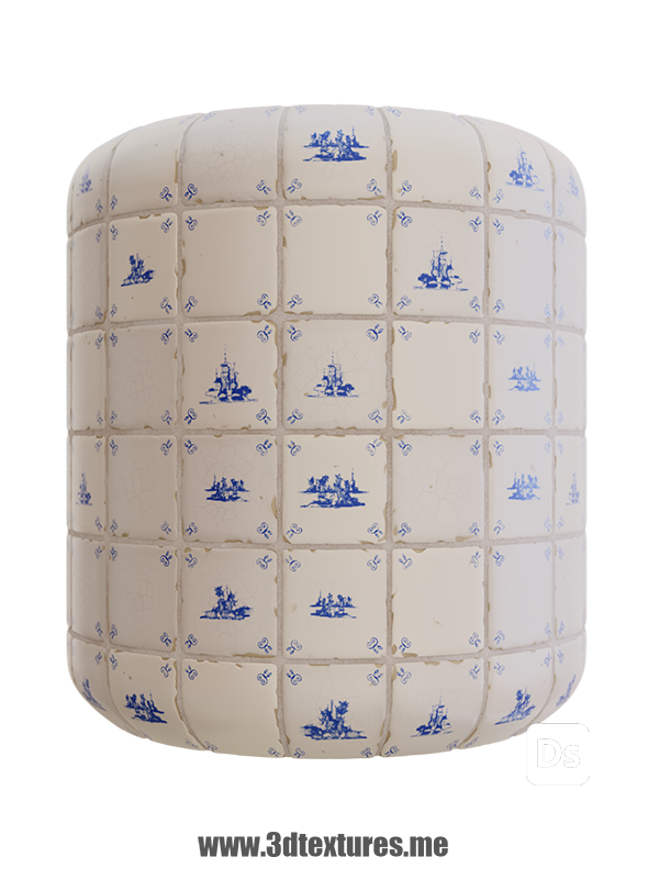 tiles dutch azulejos ceramic free seamless texture material