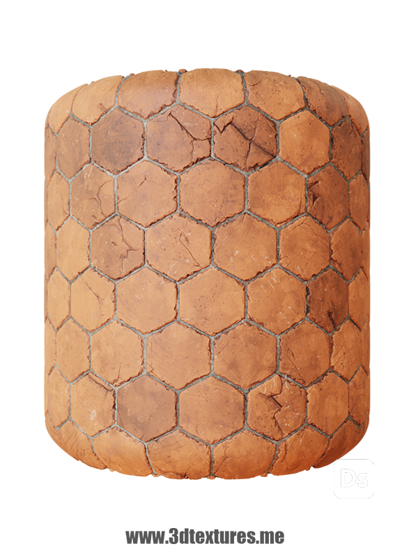 free seamless pbr texture terracotta tiles floor flooring ground