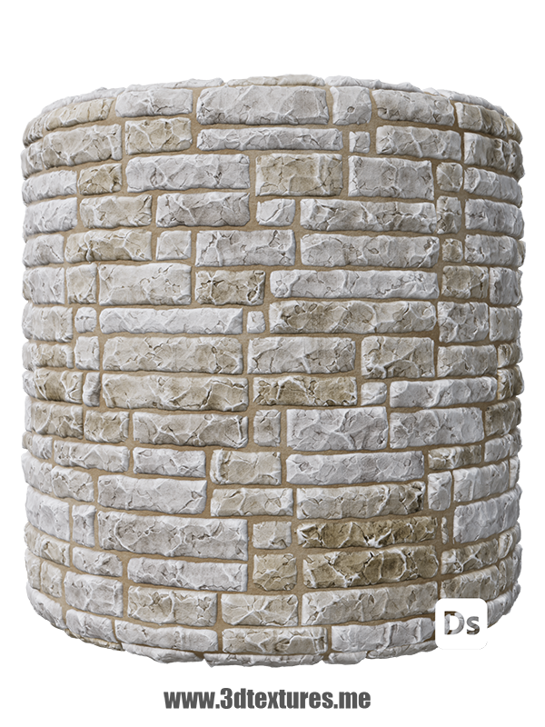 free seamless pbr texture stone tiles wall