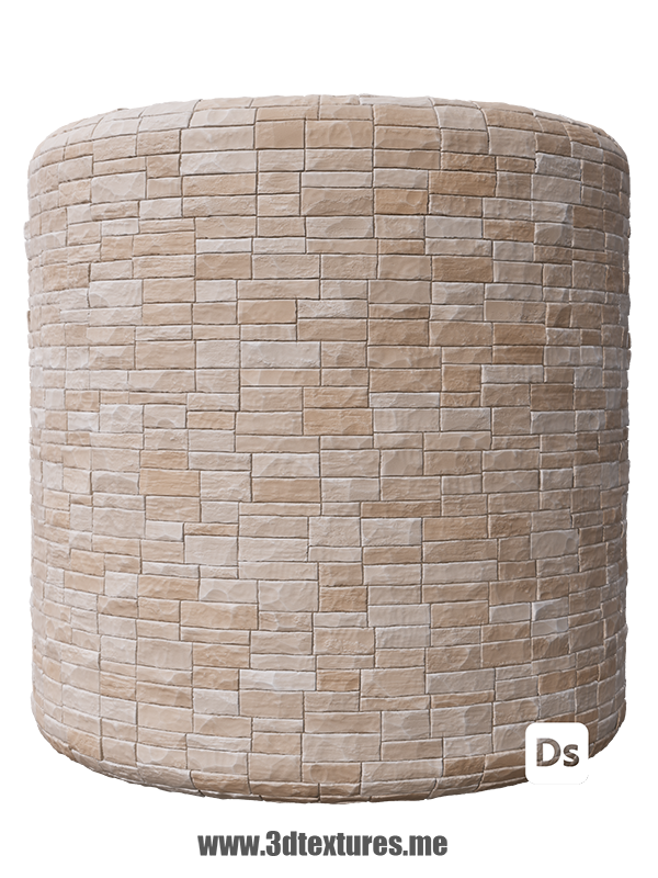 free seamless pbr texture stone tiles wall