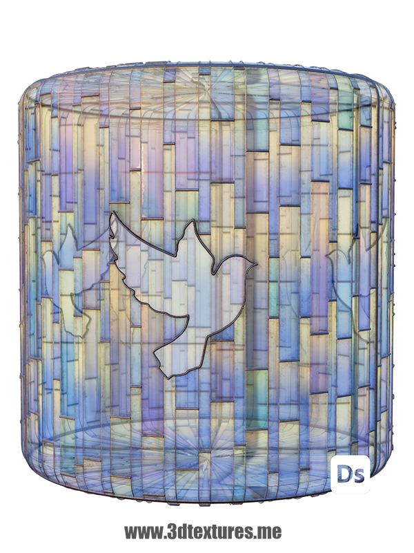 free pbr seamless texture window glass stained panel medieval