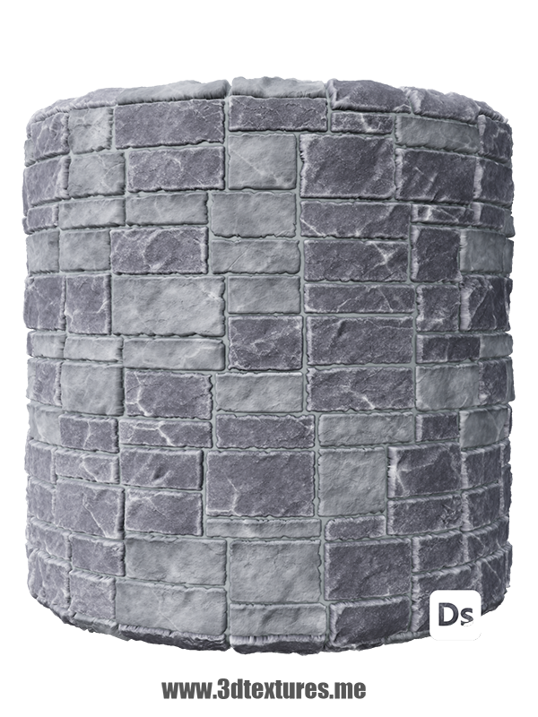 free seamless pbr texture stone tiles wall