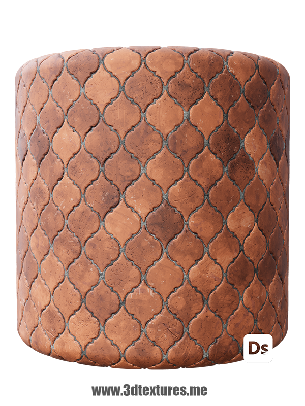 free seamless pbr texture stone tiles wall floor terracotta brick