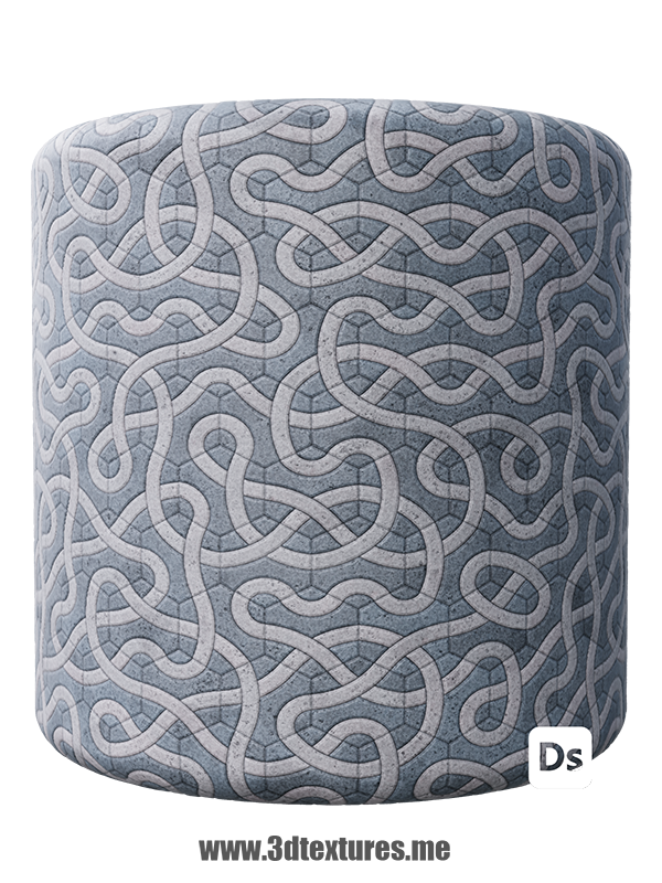 free pbr seamless texture tiles wall ceramic wall geometric pattern interlocked
