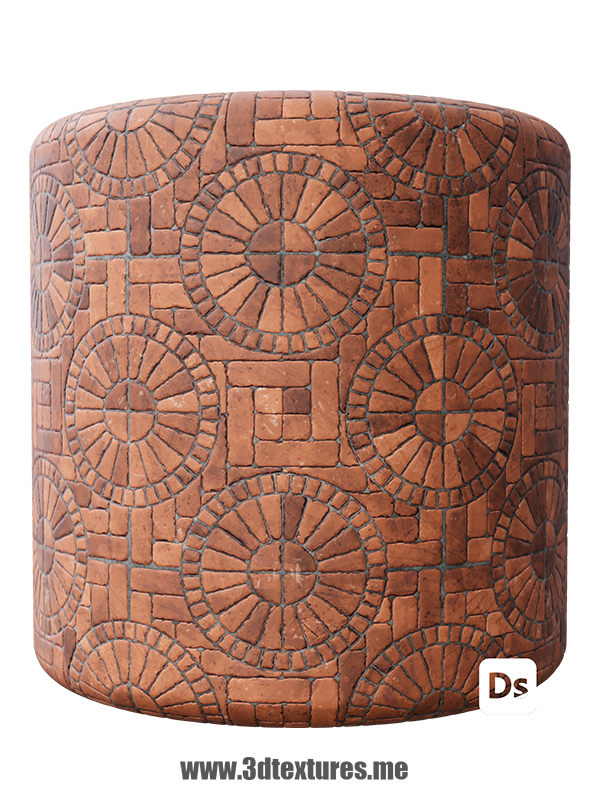 free seamless pbr texture stone tiles wall floor terracotta brick
